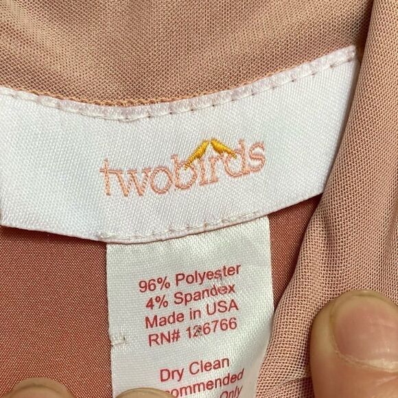 TwoBirds Ginger Convertible Maxi Dress Dusty Pink - Picture 7 of 10